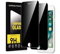 Xiltlly Privacy Pellicola Protettiva per iPhone 8/7/SE2022/SE2020 Vetro Temperato,Durezza 9H Anti-Spy Protezione Schermo,Anti-Graffio Senza Bolle Anti-Spia Vetrino Protettivo,2 Pezzi
