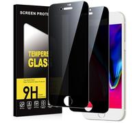 Xiltlly Privacy Pellicola Protettiva per iPhone 8 Plus/iPhone 7 Plus Vetro Temperato,Durezza 9H Anti-Spy Protezione Schermo,Anti-Graffio Senza Bolle Anti-Spia Vetrino Protettivo,2 Pezzi