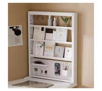 XILYZMO Libreria Scrivania Pannello Forato Acciaio Al Carbonio, Scaffale Tavolo Regolabile A 3/4 Livelli, Organizer Desktop Metallo Per Ufficio Casa, Supporto Salvaspazio(80x12x102cm)