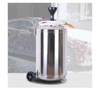 XILYZMO Nebulizzatore Schiuma Commerciale 80L in Acciaio Inox Lavaggio Auto, Lancia Schiuma A Pressione con Tubo 5m, Idropulitrice Professionale per Pulizia Officina, Garage