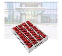 XILYZMO Neve Assorbente Grande Zerbini, Ingresso Alluminio Zerbino Zerbino, Esterno Incassato Centro Commerciale Portico Zerbino D'ingresso per Aeroporto Metropolitana Banca(Grey,120x150cm/47x59in)