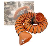XILYZMO Tubo Ventilazione Flessibile PVC 200mm Condotto Ignifugo