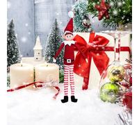 XIMEY Elfi Natale, Elfo Dispettoso, Elfo Natale Femmina, Elfo di Babbo Natale, Elfo Peluche Natale, Elfo di Natale Piccolo, Elfo Magico Aiutante di Babbo Natale, Decorazioni Natalizie 17.7 Pollice