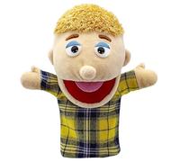 XIMEY Marionette da Mano Muppet Show, Burattini da Mano, Teatrino Marionette di Peluche, Pupazzo di Peluche, Master of Puppets per Racconta Storie, Educazione, Giochi Interattivi (Figlio, 30cm)