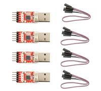 Ximimark 4Pcs USB 2.0 a TTL UART 5PIN modulo convertitore seriale CP2102 STC PRGMR cavo libero