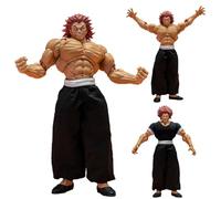Ximman Anime Hanma Yujiro Action Figure 18 cm PVC Model, Hanma Yujiro Statua mobile Battle Pose Super Action Figurine Desktop Decoration Collection