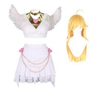Ximman Anime Panty Costume Cosplay Stile Universitario Uniforme Suit Panty mutaforma Set con ali Halloween Carnevale Cosplay Costume