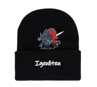 Ximman Berretto lavorato a maglia con motivo anime Sung Jin Woo Beru Cappello Igris per il freddo Cappello con stampa Anime Berretto lavorato a maglia per gli amici, Tipo 6., F