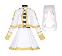 Ximman Frieren - Costume da donna per cosplay, con parrucca e accessori, per carnevale, Halloween, uniforme da donna
