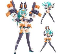 Ximman Megami Device-PUNI☆MOFU Lang Super Action Figure Anime Original Painting Figure 16 cm Statua auto-assemblata Accessori per la testa mobile e sostituibile Figurine per i fan
