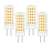 XIMNCHNI GY6.35 LED di ricambio da 12 V, GY6.35, alogena, 60 W, 50 W, bianco caldo, attacco bipino, 6 W, a basso voltaggio, piccola lampadina G6.35, non dimmerabile, confezione da 4 pezzi