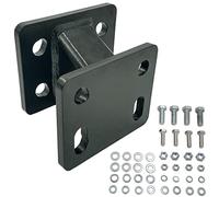 XIMPLIO Adattatore per gancio di traino 75 mm con regolazione dell'altezza della sfera per sfera AHK 90 mm e 83 x 56 mm, universale