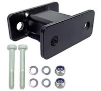 XIMPLIO Prolunga per gancio di traino, 100 mm, adattatore per sfera flangiata AHK 2 fori, distanza tra i fori 90 mm