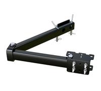 XIMPLIO SWINGY Modulo Pivotante Universale per Portabici, Accesso Posteriore Fourgon, Compatibile con Gancio Traino a Sfera Flangiato, Capacità Carico 90 kg (Sinistro)