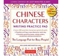 Xin Liang Martha Lam Chinese Characters Writing Practice Pad (Tascabile)