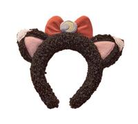 XINAJUND Cerchietto con orecchie di animali, stile punk, in metallo, con campane e orecchie di gatto, per ragazze e giovani adulti