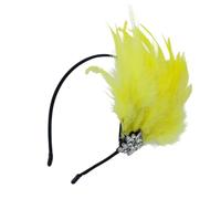 XINAJUND Cerchietto per capelli anni '20, con piume, accessorio per carnevale, feste