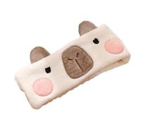 XINAJUND Elastico Donne Doccia Hairband Face Lavaggio Fascia Capybaras Peluche Lavaggio Viso Hairband Casa Trucco Fascia