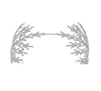 XINAJUND Elegante fascia per capelli con strass per sposa, con cristalli francesi, copricapo per matrimonio, festival musicali, cerchietti per feste
