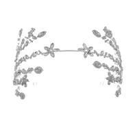 XINAJUND Elegante fascia per capelli con strass per sposa, con cristalli francesi, copricapo per matrimonio, festival musicali, cerchietti per feste