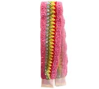 XINAJUND Fascia per capelli in maglia, regolabile, elegante, lavorata a maglia, floreale, ricamata, decorazione per capelli da indossare tutti i giorni e in viaggio