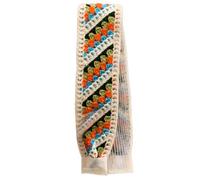 XINAJUND Fascia per capelli in maglia, regolabile, elegante, lavorata a maglia, floreale, ricamata, decorazione per capelli da indossare tutti i giorni e in viaggio