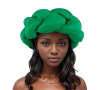 XINAJUND Fascia per capelli intrecciata esagerata farcita grande fascia morbida africana fasce per capelli per donne accessori per la testa per feste di nozze