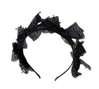 XINAJUND Fascia per capelli unica con fiocchi e perline, decorazione per capelli, accessorio per capelli da banchetto, un'aggiunta elegante a qualsiasi abito da sera