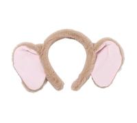 XINAJUND Morbido cerchietto in peluche a forma di elefante, per bambini, accessorio alla moda per l'applicazione del trucco e la cura della pelle