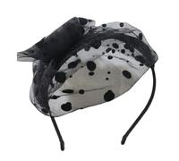 XINAJUND Popolare pizzo Bowknot fascia dolce balletto punteggiato Hairband per cocktail partito