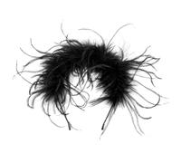 XINAJUND Sofisticato cerchietto con piume bianche, decorazione per capelli, adatto per matrimoni e eventi in costume