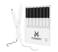 XINART Penne nere per Cricut Joy Extra Ultimate punta fine penne Dual Tips 7 pezzi (0,4 e 1,0) penna per penna Fine Point Pen per macchina Cricut Joy