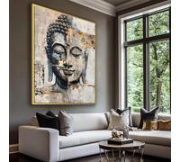 XINBAO Arte murale di Buddha, arte su tela di Buddha, arte murale buddista, arte murale di Buddha, poster e stampe, stampe artistiche di grandi dimensioni (80x110 cm/senza cornice)