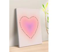 XINBAO Poster d'amore, dipinto a olio decorativo ispiratore su tela per soggiorno, camera da letto, decorazione da scrivania, arte murale, poster 70x100 cm senza cornice