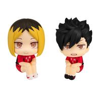 Xinchangda 2 figure Kozume Kenma e Kuroo Tetsurou Look up Haikyuu Seduto Action Figure 10 cm Anime Figurine Desktop Collection Regali di compleanno