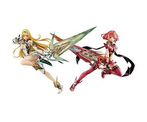 Xinchangda 2 statuette Xenoblade 21 cm Anime Mythra Hikari e Pyra Homura Action Figure Statua da collezione Figurine Decorazione Desktop Regali per i fan