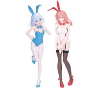 Xinchangda 2PCS Amagami Yuna Figura Statua Anime Bunny Ragazze Figura Modello 22CM PVC Amagami Yae Figura Modello Posizione In Piedi Scultura Da Collezione Desktop Decorazione Regalo