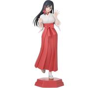 Xinchangda Amagami Asahi Figure Statue Anime Amagami Yuna Figurine Modello 16CM PVC Amagami's Yae Action Figure Red Shrine Maiden Outfit Standing Position Scultura da collezione Desktop Decorazione