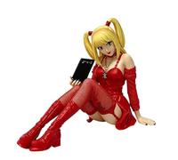 Xinchangda Amane Figura Anime Ragazza Seduta Posa PVC Desktop Modello 10cm | Amane Action Figure Statua, abito rosso e bianco, ornamento da collezione, decorazione per la casa, regali per i fan