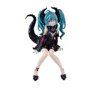 Xinchangda Anime Miku Figura Miku Kimono Stile Cappuccetto Rosso Stile PVC Figurine Collezione Statue Ornamenti Decorazione Giocattoli per Bambini Bambola Regalo Squisita Bambola in Scatola, 15 CM