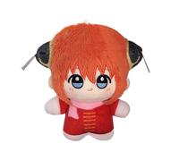 Xinchangda Anime Sakata Gintoki Peluche Anime Soft Figure Portachiavi Kagura/YatoKamui Figura di Peluche Ciondolo 10CM Carino Morbido Portachiavi Scuola Ciondolo Borsa
