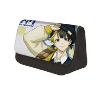 Xinchangda Astuccio blu con lucchetto anime, Isagi Yoichi/Bachira Meguru/Seishiro Nagi, grande capacità, per studenti, cancelleria per studenti e adolescenti, Tipo 6., 22*7.5*13CM