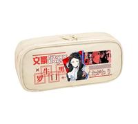 Xinchangda Astuccio per matite anime Nakahara Chuuya Astuccio per penne di grande capacità Borsa per cancelleria per studenti, forniture per studenti Cancelleria per il ritorno a scuola, Bianco 7, 22