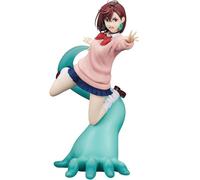Xinchangda Ayase Momo Figura Modello Turbo Granny Action Figure Anime Okarun Figurine Statua Con Base Palma Verde, Posizione di Combattimento in PVC, Scultura Decorazione Regalo da Collezione 15 CM