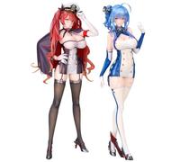 Xinchangda Azur Lane Figures, Uss Honolulu/USS St. Louis Game Cartoon Figure Statue Pvc Action Figurine Ornamenti Regali per i Fan 26 cm