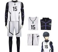 Xinchangda Blue Lock Calcio Jersey Kit per Adolescenti Adulti Isagi Yoichi Anime Calcio Allenamento Jersey Set Anime Cosplay Sport Costume