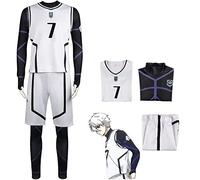 Xinchangda Blue Lock Calcio Jersey Kit per Adolescenti Adulti Isagi Yoichi Anime Calcio Allenamento Jersey Set Anime Cosplay Sport Costume