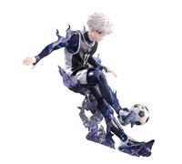 Xinchangda Blue Lock Figures, Seishiro Nagi/Reo Mikage Anime Figure con calcio PVC Anime Action Figurine 18 CM