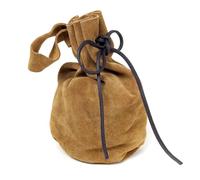 Xinchangda Borsa da cintura in pelle stile retrò medievale piccola borsa per monete d'oro per performance cosplay