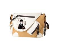 Xinchangda BSD Dazai Osamu Borse a tracolla Ranpo Edogawa Borsa a tracolla Anime Nakahara Chuuya Borsa a tracolla di grande capacità casual leggera borsa messenger alla moda per donne uomini Shool